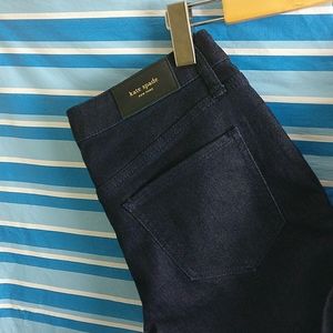 KATE SPADE Designer blue jeans BROME OOH LA LA Slim Leg 25 with MEASUREMENTS